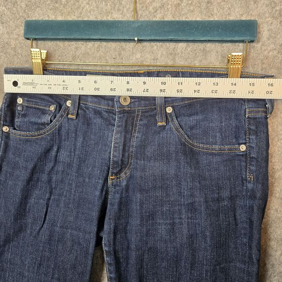 AG Adriano Goldschmied The Stilt Cigarette Jeans Women 29R Blue Slim Made in USA - Picture 10 of 12